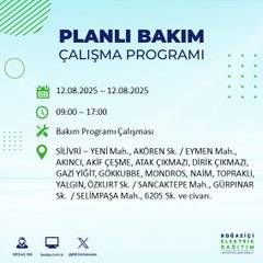 Bu gece İstanbul'da ışıklar söndürülüyor: Mahalle mahalle karanlık listesi açıklandı 16