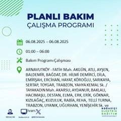 BEDAŞ duyurdu: 6 Ağustos'ta elektrik kesintisi yaşanacak bölgeler belli oldu 73