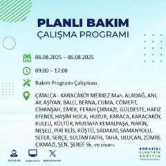 BEDAŞ duyurdu: 6 Ağustos'ta elektrik kesintisi yaşanacak bölgeler belli oldu 48