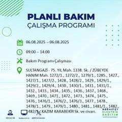 BEDAŞ duyurdu: 6 Ağustos'ta elektrik kesintisi yaşanacak bölgeler belli oldu 14