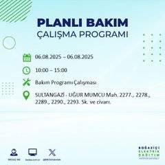 BEDAŞ duyurdu: 6 Ağustos'ta elektrik kesintisi yaşanacak bölgeler belli oldu 12