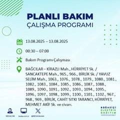 Planlı kesinti geliyor! İstanbul’da hangi ilçelerde elektrik olmayacak? 44