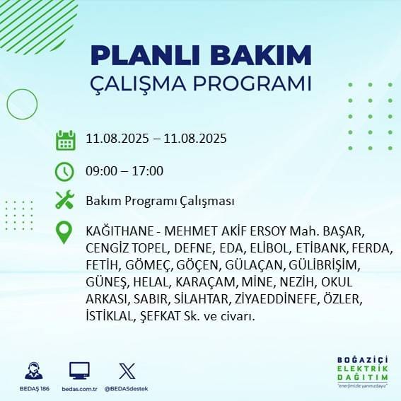 Bu gece yarısından itibaren başlıyor: İstanbul'un 22 ilçesi karanlığa gömülecek 20