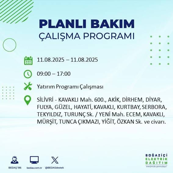 Bu gece yarısından itibaren başlıyor: İstanbul'un 22 ilçesi karanlığa gömülecek 12