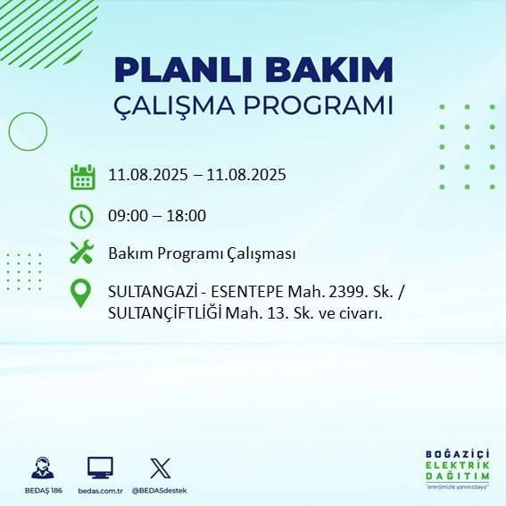 Bu gece yarısından itibaren başlıyor: İstanbul'un 22 ilçesi karanlığa gömülecek 9