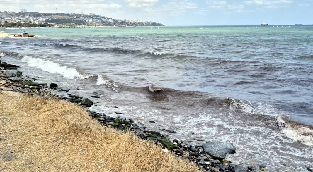 Marmara Denizi kırmızıya büründü 1