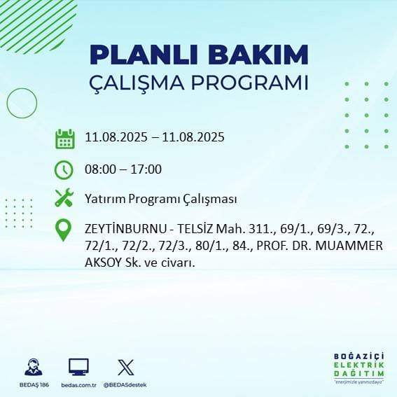 Bu gece yarısından itibaren başlıyor: İstanbul'un 22 ilçesi karanlığa gömülecek 2