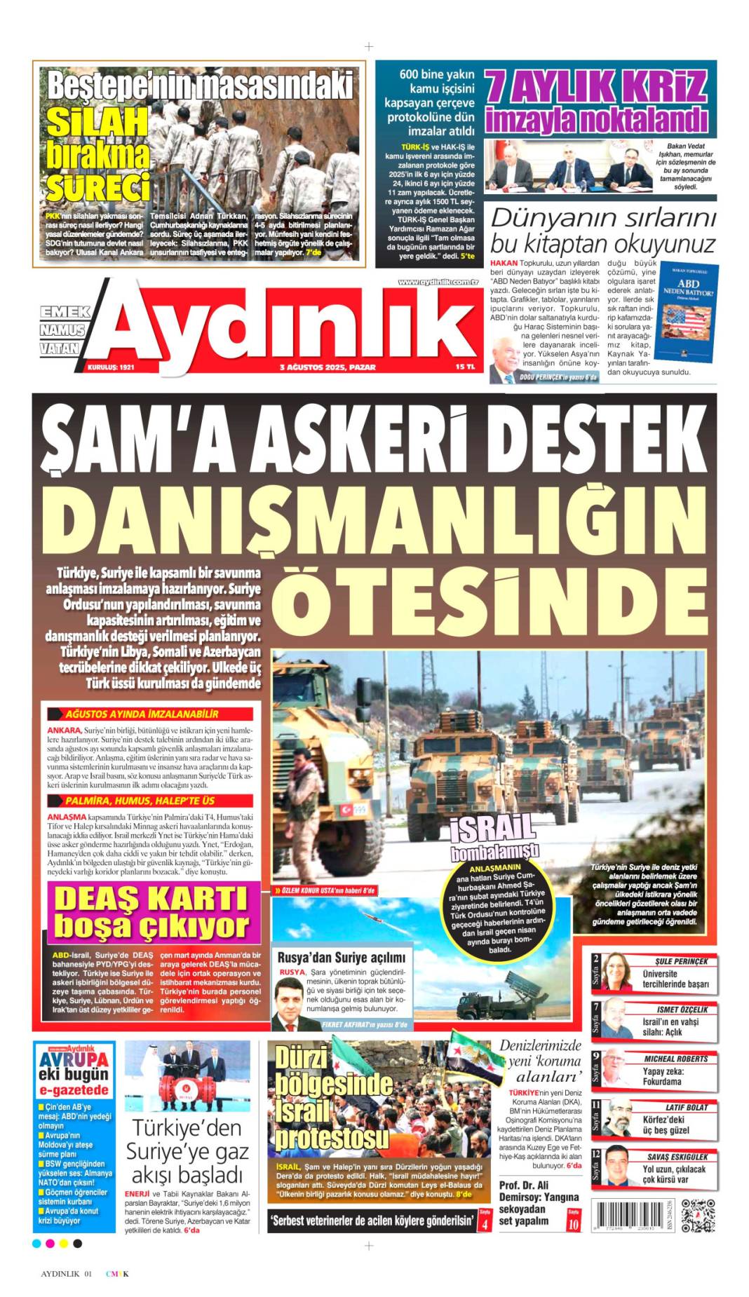 Günün manşetleri 15