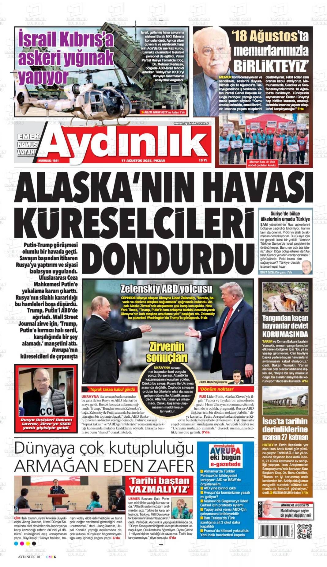 Türkiye yeni haftaya nasıl uyandı? İşte 18 Ağustos gazete manşetleri... 5