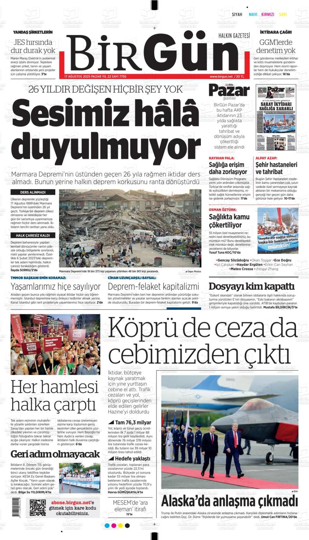 Türkiye yeni haftaya nasıl uyandı? İşte 18 Ağustos gazete manşetleri... 6