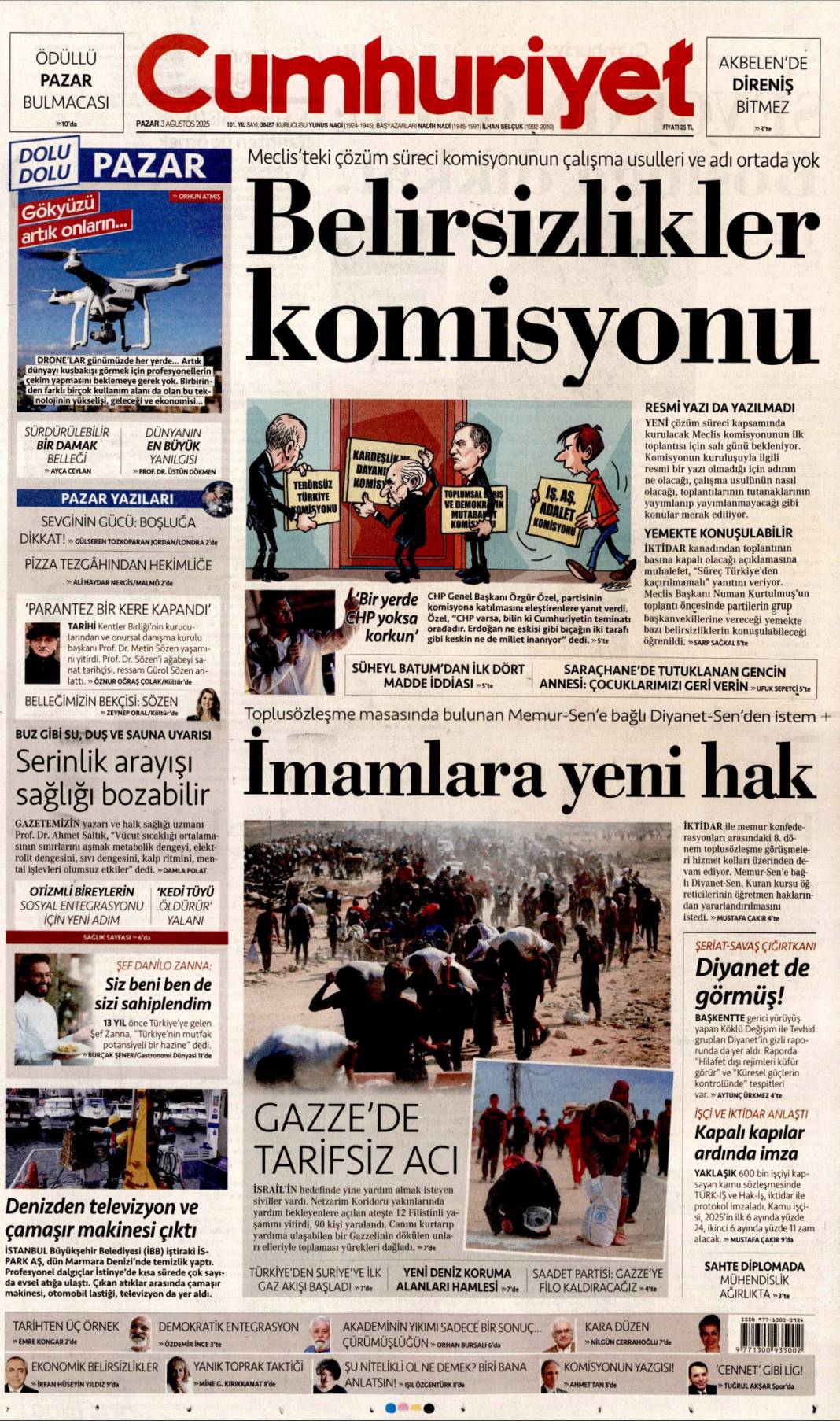 Gazeteler manşetlerine bugün hangi haberleri taşıdı? 1