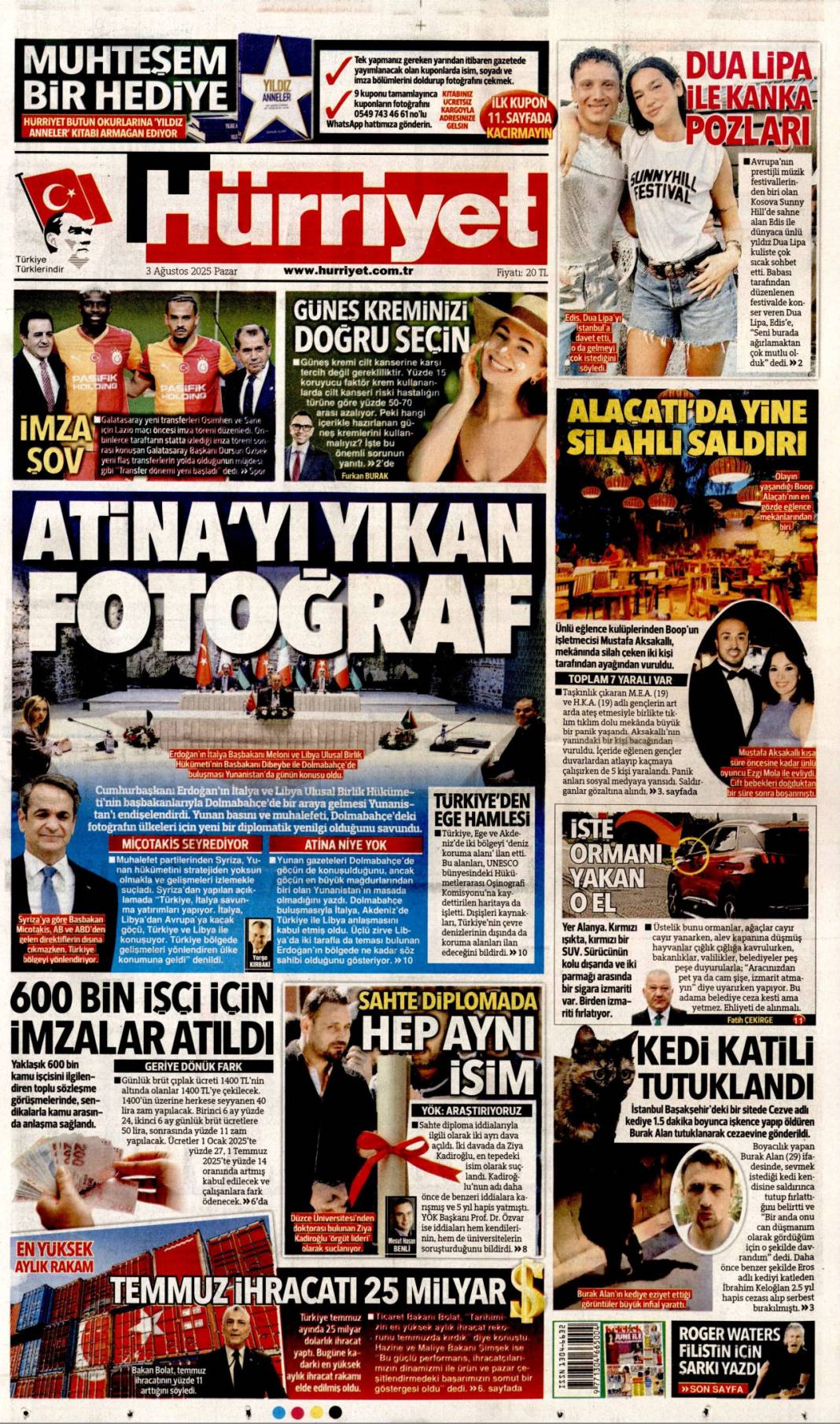 Günün manşetleri 10