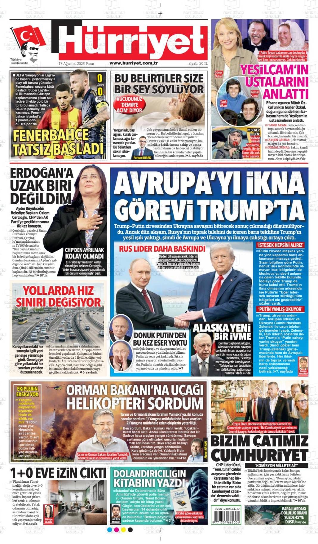 Türkiye yeni haftaya nasıl uyandı? İşte 18 Ağustos gazete manşetleri... 7