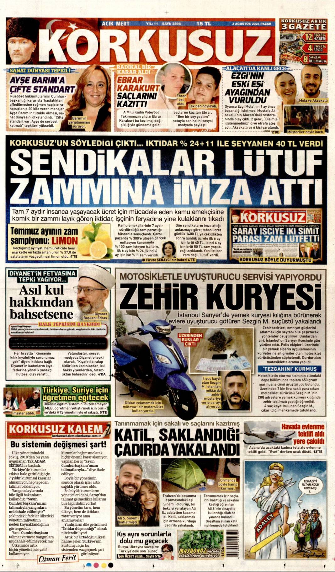 Gazeteler manşetlerine bugün hangi haberleri taşıdı? 12