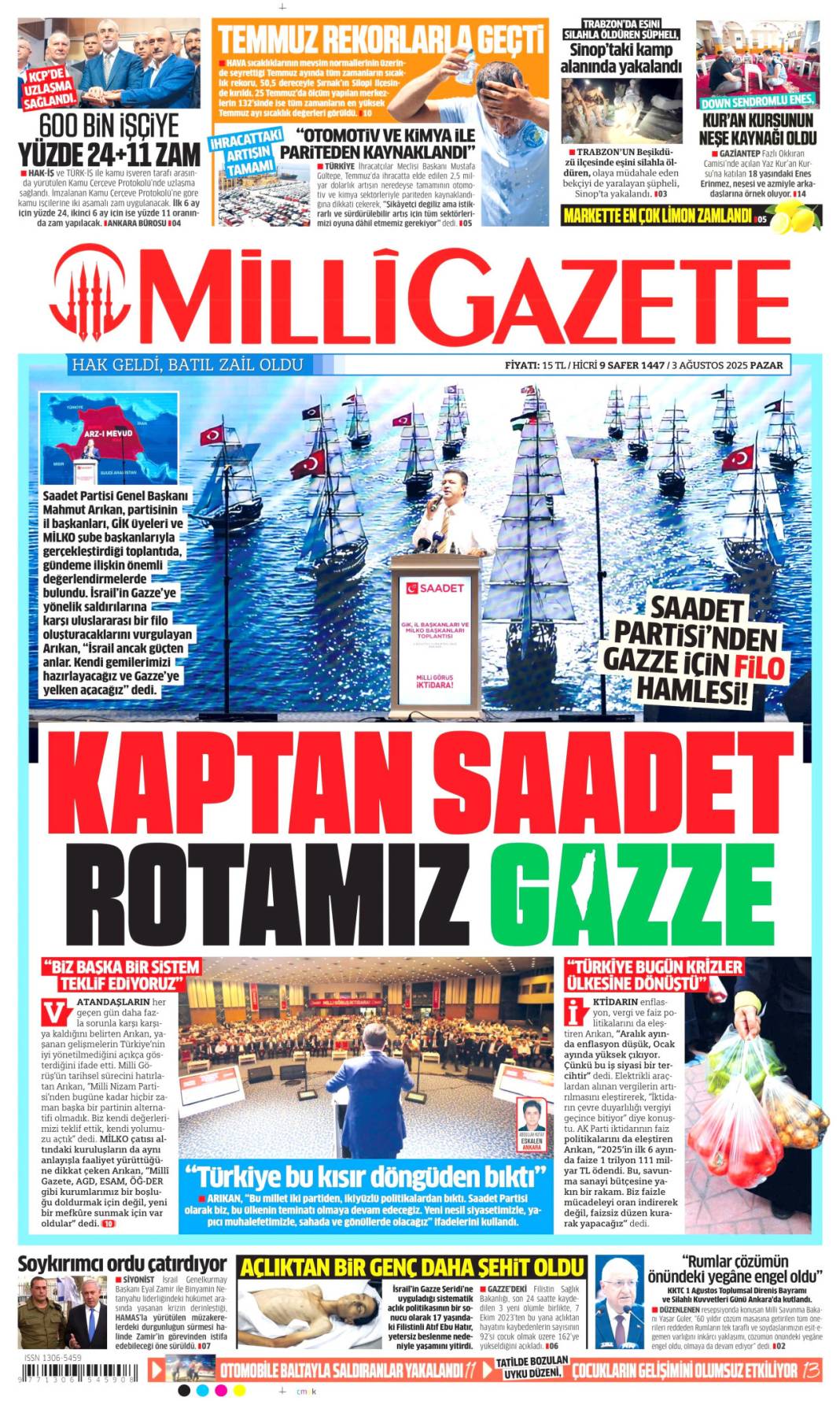 Günün manşetleri 8