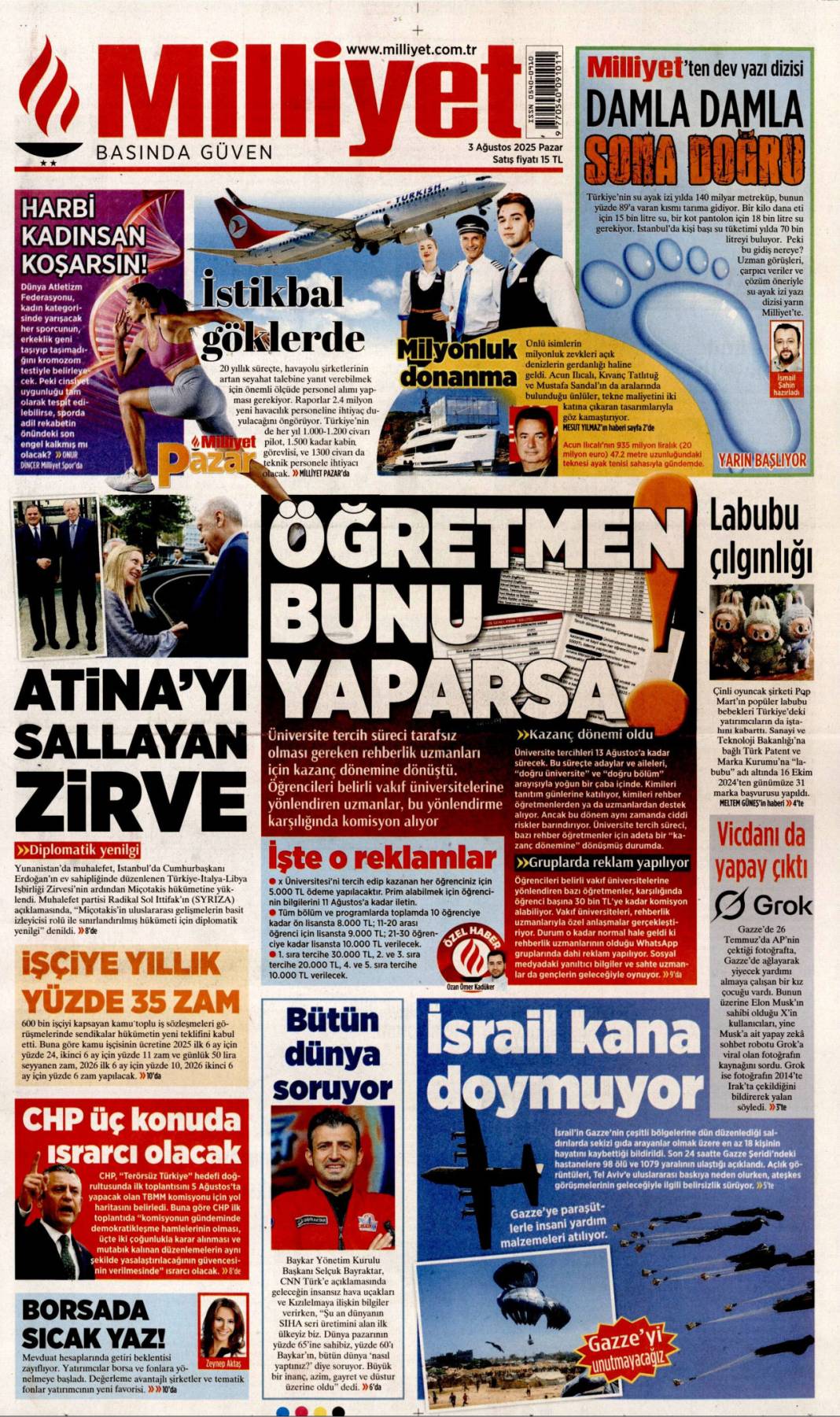 Gazeteler manşetlerine bugün hangi haberleri taşıdı? 9