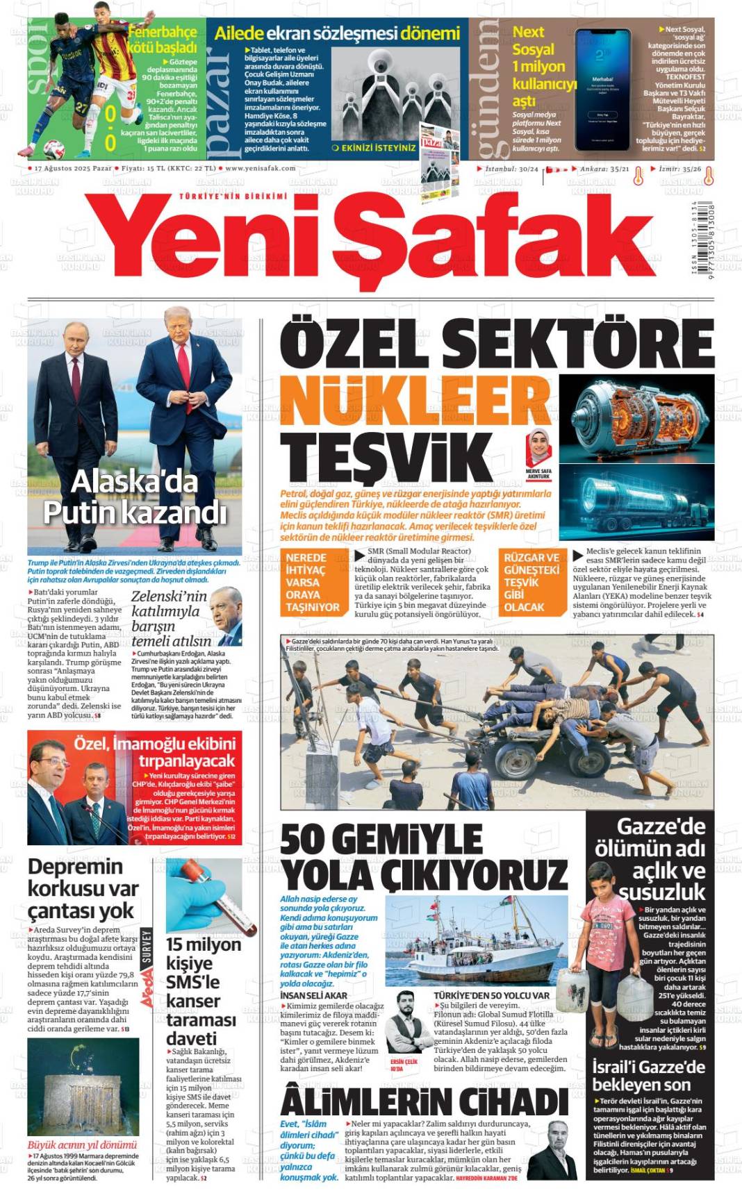 Türkiye yeni haftaya nasıl uyandı? İşte 18 Ağustos gazete manşetleri... 18