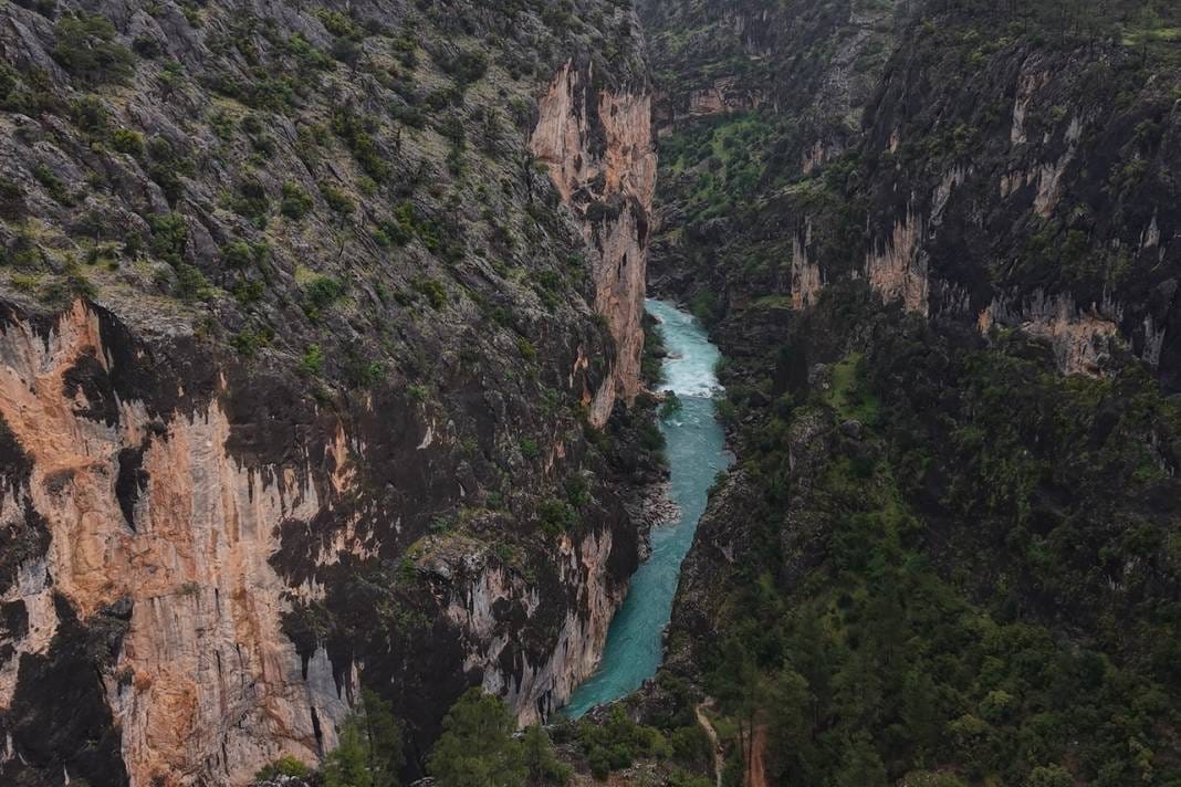 Toroslar'ın 'turkuaz' gerdanlığı: Gezende Kanyonu keşfedilmeyi bekliyor 5