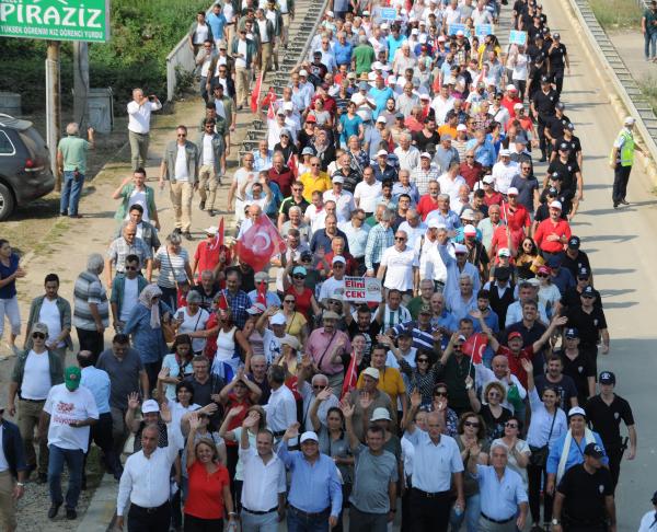 CHP'nin fındık yürüyüşü ikinci gününde 3