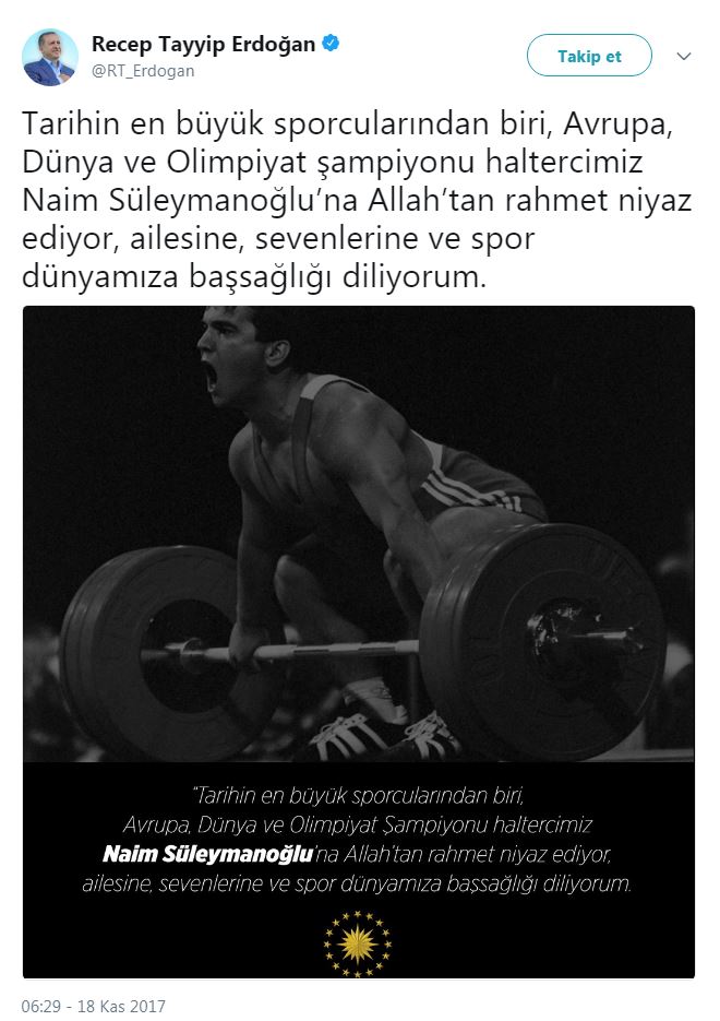 Naim Süleymanoğlu tüm Türkiye'yi çok üzdü: Spor, sanat ve siyaset d 2