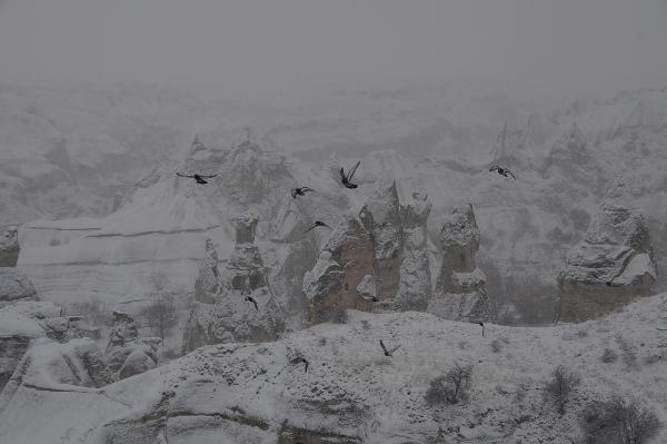 Kapadokya, kar altında güzel 6