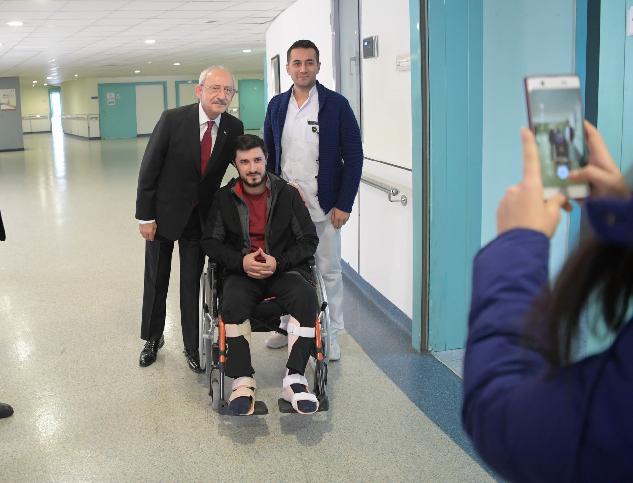 Kemal Kılıçdaroğlu'ndan gazilere moral ziyareti 6