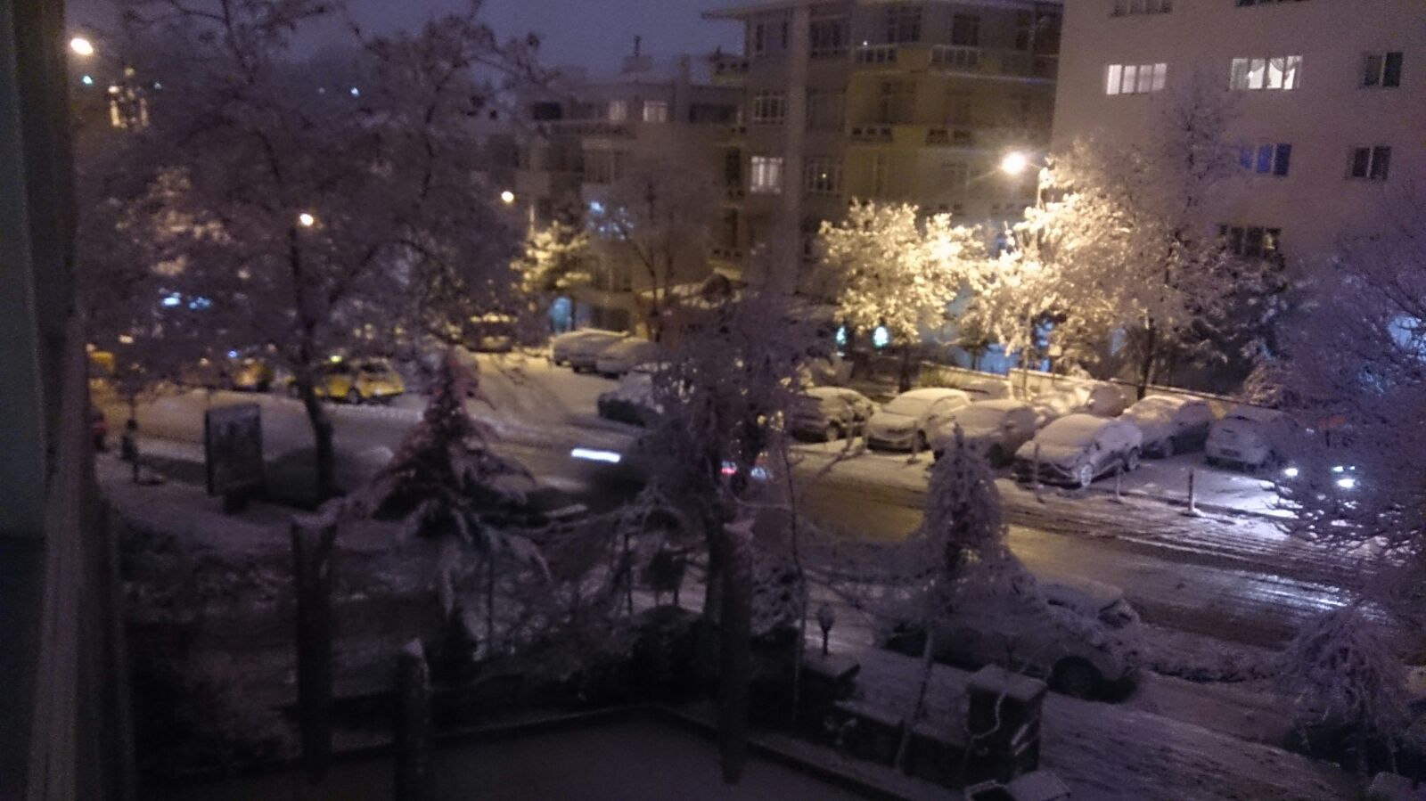 Ankara'ya ilk kar yağdı! 6