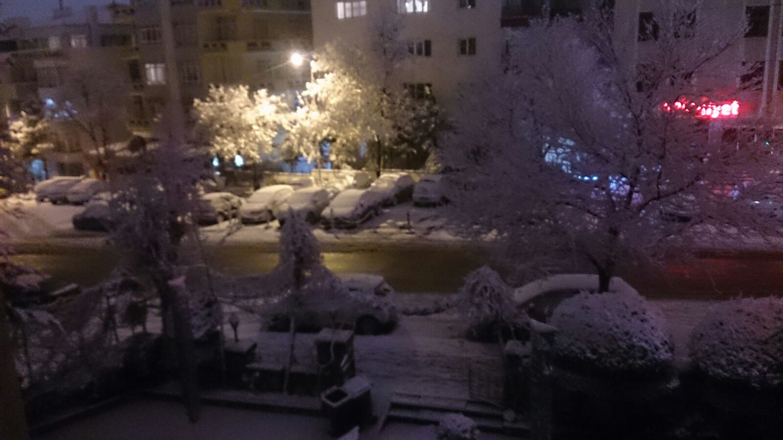 Ankara'ya ilk kar yağdı! 8