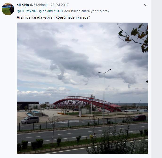 Trabzon'daki köprü sosyal medyanın gündemine oturdu! 10
