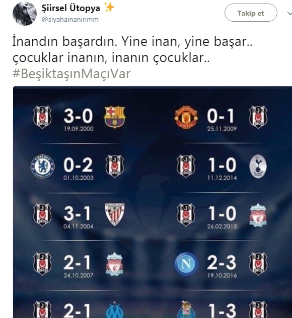 Beşiktaş-Bayern maçı öncesi sosyal medya yıkıldı 9