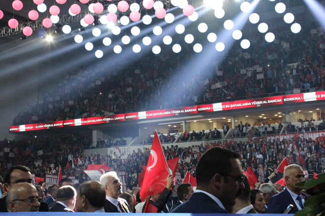 İYİ Parti'nin 1. Olağanüstü Kurultayı Ankara Arena'da gerçekle 21