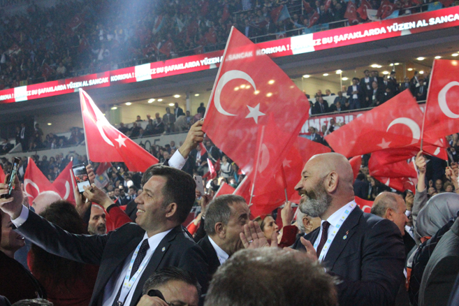 İYİ Parti'nin 1. Olağanüstü Kurultayı Ankara Arena'da gerçekle 29