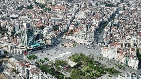 1 Mayıs'ta Taksim havadan böyle fotoğraflandı 3