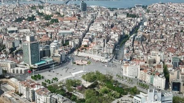 1 Mayıs'ta Taksim havadan böyle fotoğraflandı 4