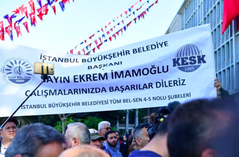 Ekrem İmamoğlu, İBB çalışanlarının 1 Mayıs'ını kutladı 2