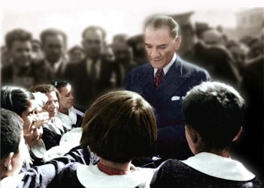 Atatürk ve çocuklar 14