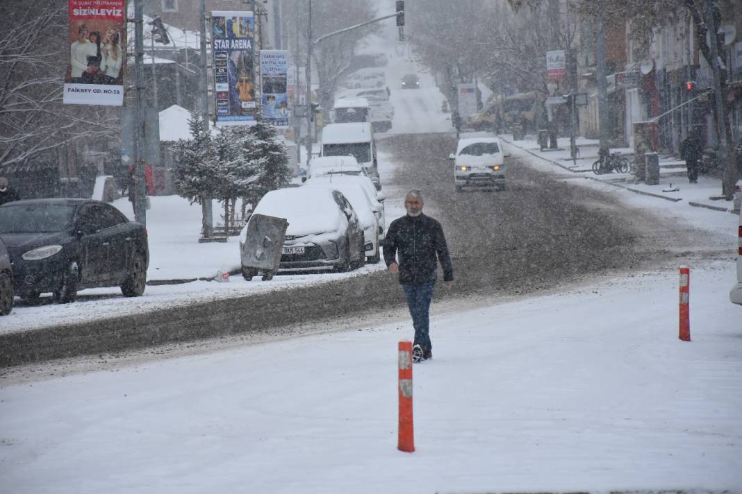 Türkiye'de kar manzaraları 16