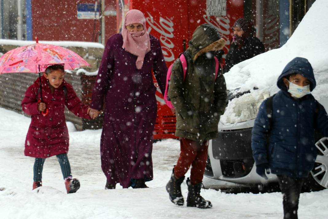 Türkiye'de kar manzaraları 33
