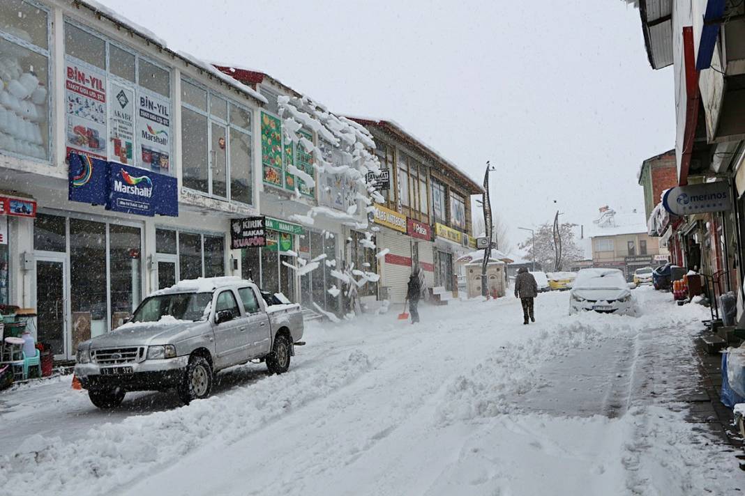 Türkiye'de kar manzaraları 35