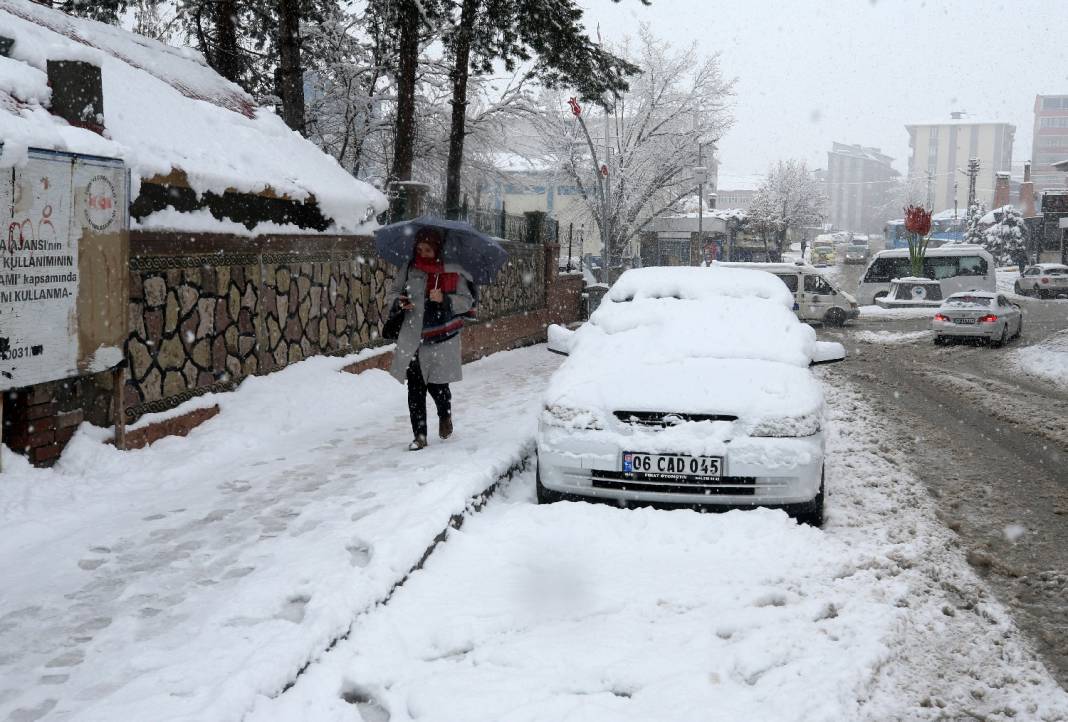 Türkiye'de kar manzaraları 50