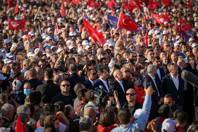 Tarihi 'Milletin Sesi' mitinginden kareler 32