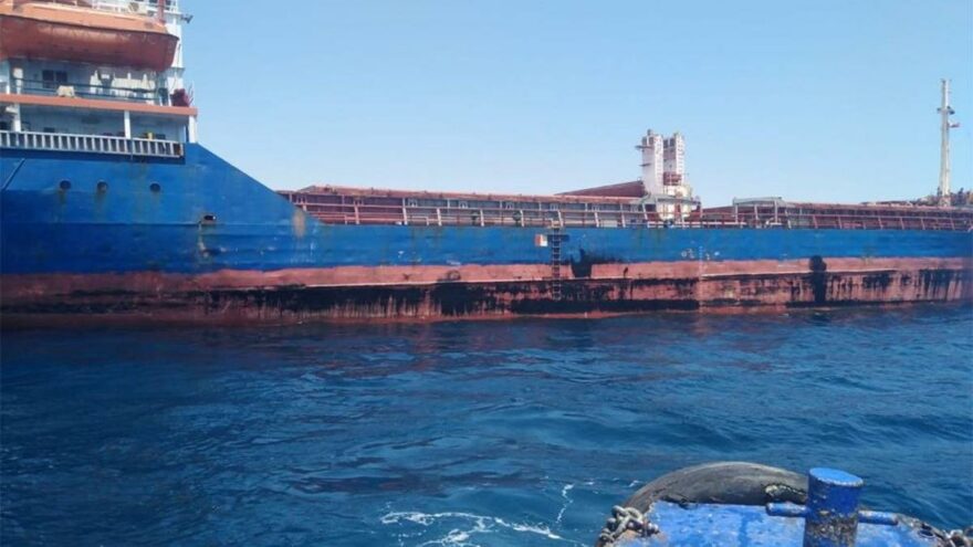 Denizi kirleten gemiye 1.5 milyon lira ceza