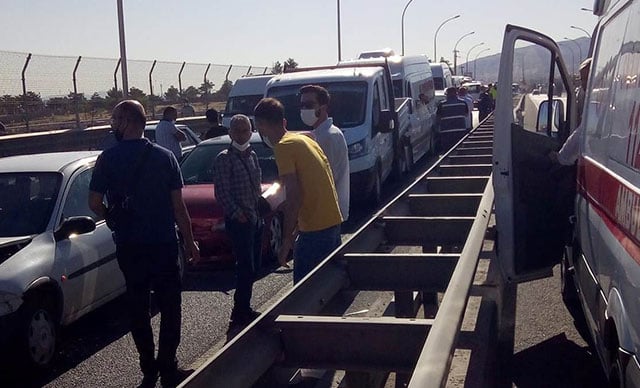 Malatya'da zincirleme kaza: 21 yaralı