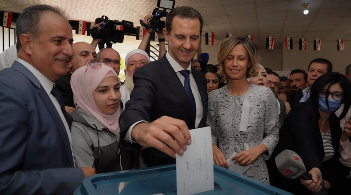 Beşar Esad, Suriye devlet başkanlığı seçimlerini yüzde 95 oy alarak kazandı