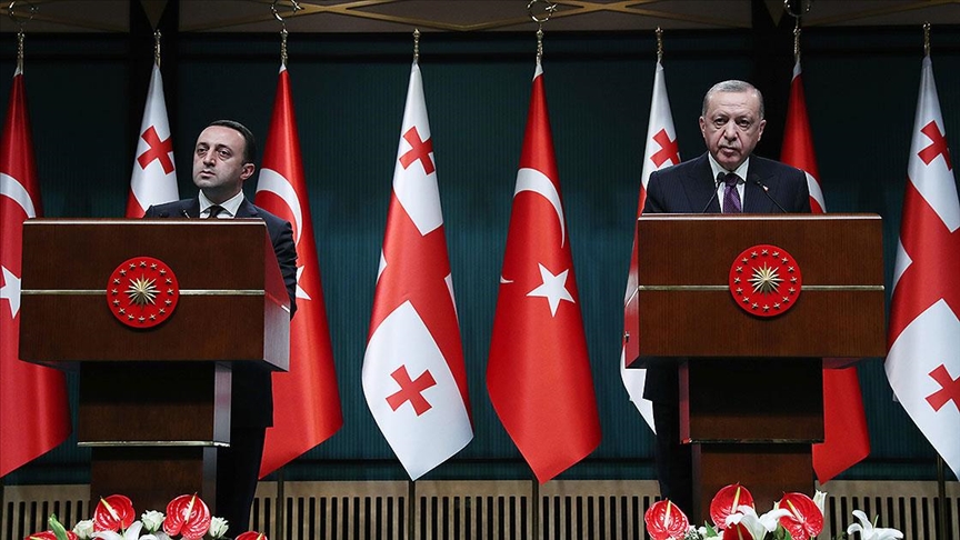 Erdoğan: Gürcistan ile güçlü işbirliğine varız