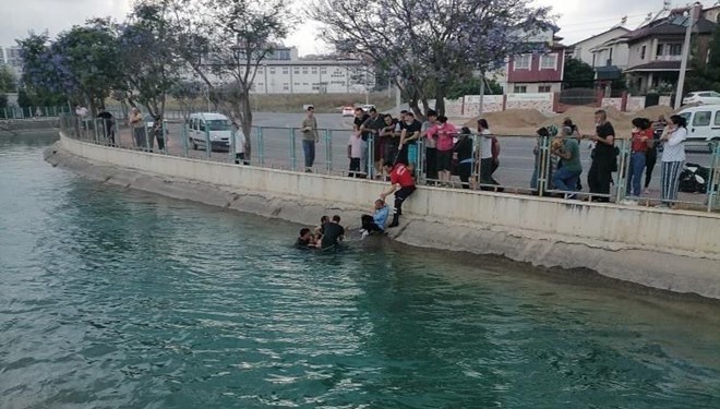 Sulama kanalına düşen ikizlerden biri boğuldu