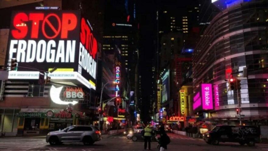 ‘Stop Erdoğan’ yazılı billboardlar için iddianame hazırlandı