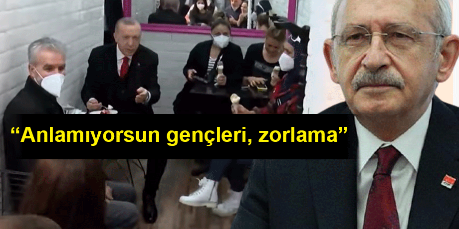 CHP Lideri Kılıçdaroğlu'ndan Cumhurbaşkanı Erdoğan'a dondurmacı tepkisi