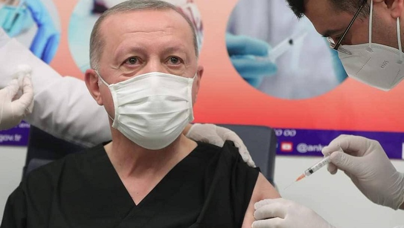 Erdoğan, Türkiye'de BioNTech aşısı yokken aşı mı oldu?