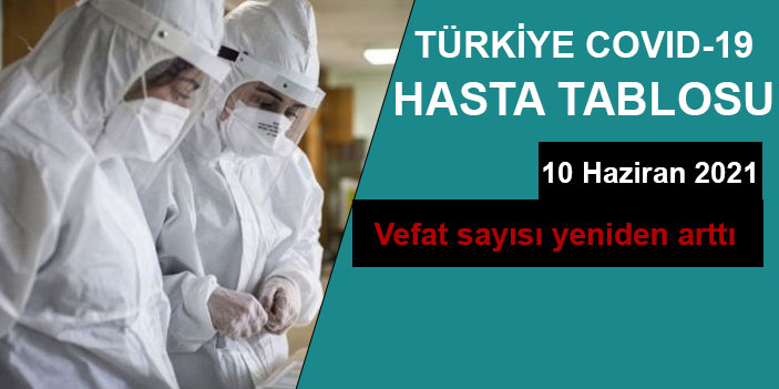 Sağlık Bakanlığı, 10 Haziran 2021 güncel koronavirüs tablosunu paylaştı